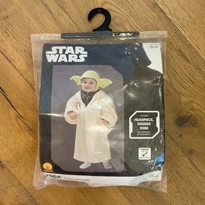 STAR WARS Yoda Halloween Costume Size 3-4 Toddler